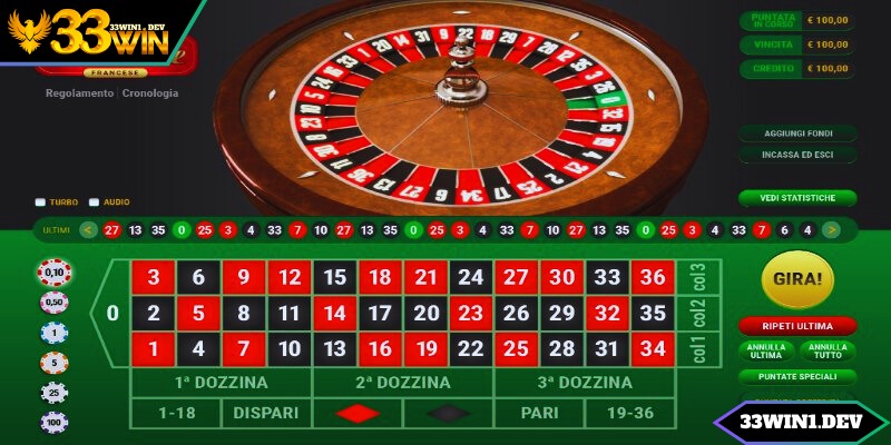 Roulette là game hấp dẫn được nhiều người săn đón