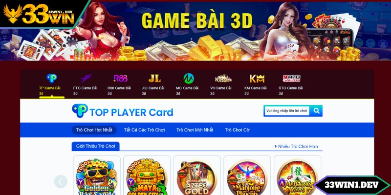 Trải nghiệm game bài sôi động cùng giới thiệu 33win